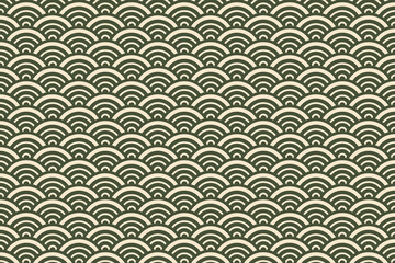 Geometric pattern. Classic retro fashion stripes texture. Traditional asian ornament illustration
