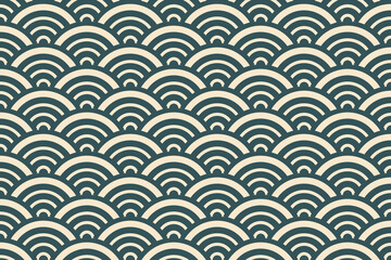 Geometric pattern. Classic retro fashion stripes texture. Traditional asian ornament illustration