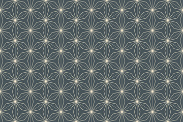 Fototapeta premium Geometric pattern. Classic retro fashion stripes texture. Traditional asian ornament illustration