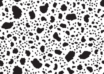 Abstract animal skin leopard seamless pattern design. Jaguar, leopard, cheetah, panther fur. © Olga_Rom