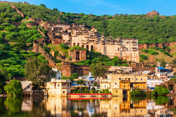 Naklejka premium Garh Palace in Bundi, India