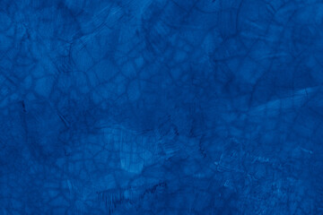 Old wall pattern texture cement blue dark abstract  blue color design are light with black gradient background.