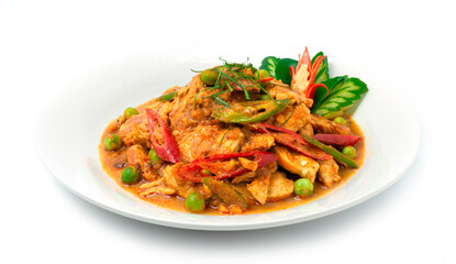 Chicken Panang Red Curry Thai food fusion Style