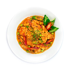 Chicken Panang Red Curry Thai food fusion Style