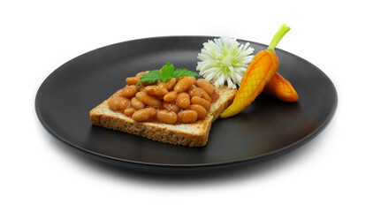 White Bean with Bake Fibre Bread High Vitamin and Protein for Breakfast,Lunch and Dinner