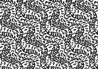 Abstract styled snake scales animal skin seamless pattern design. Black and white seamless camouflage background