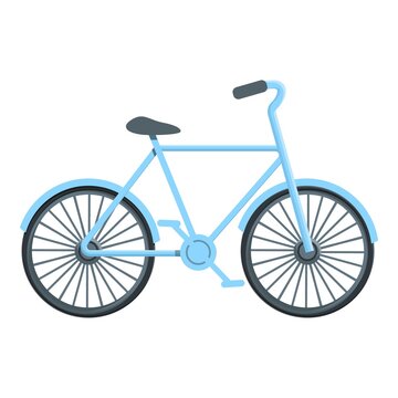 Classic bicycle icon. Cartoon of classic bicycle vector icon for web design isolated on white background