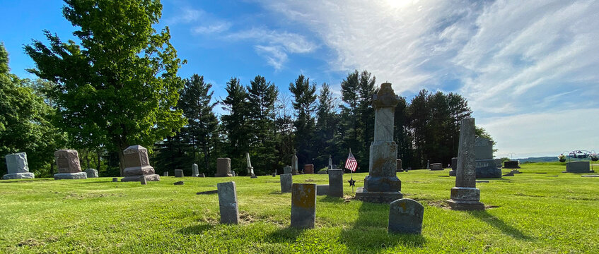 old country cemetery 