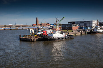 Harbor, Cuxhaven, North Sea, Lower Saxony, Germany, Europe