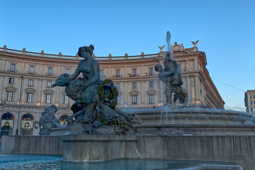 Fototapeta na wymiar Piazza della Repubblica