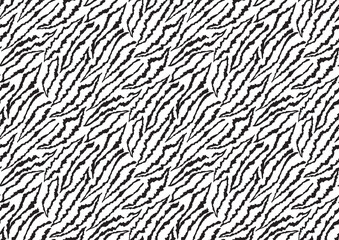 Abstract styled animal skin tiger seamless pattern design.