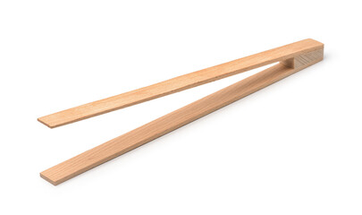 Wooden kitchen tongs