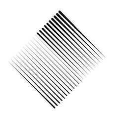 Speed Lines  . Vector Illustration .Technology  Logo . Design element . Abstract Geometric shape .