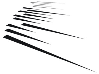 Speed Lines in arrow Form . Vector Illustration .Technology  Logo . Design element . Abstract Geometric shape . 