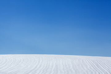 Fototapeta na wymiar white sand dunes in winter