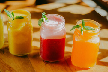 glass of orange juice