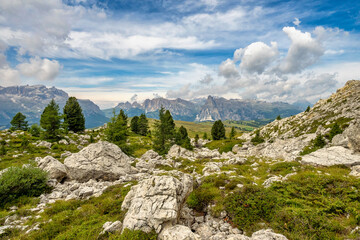 Dolomites Mountains, Passo Valparola, Cortina d'Ampezzo, Belluno in Italy