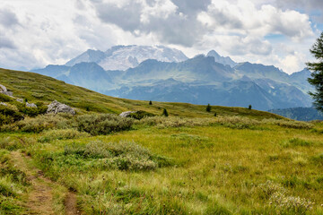 Dolomites Mountains, Passo Valparola, Cortina d'Ampezzo, Belluno in Italy