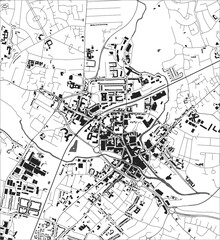 map of the city of Chelmsford, England, UK