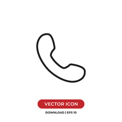 Call icon vector. Phone sign