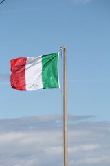 Naklejka na ściany i meble italian flag, flaga wloska