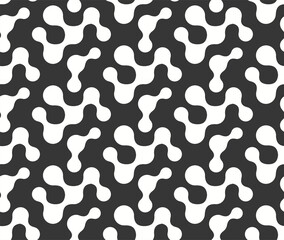 Seamless East Vector Organic Backdrop Texture. Repeat Ornate Graphic Bacteria Print Pattern. Repetitive Linear Circular Texture 