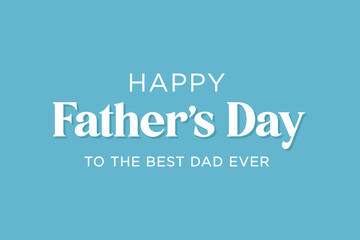 Happy Father's Day Typography Vector Text Hand Written Background for Posters, Flyers, Invitations, Social Media, Prints