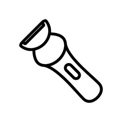 epilator electronic body care device icon vector. epilator electronic body care device sign. isolated contour symbol illustration