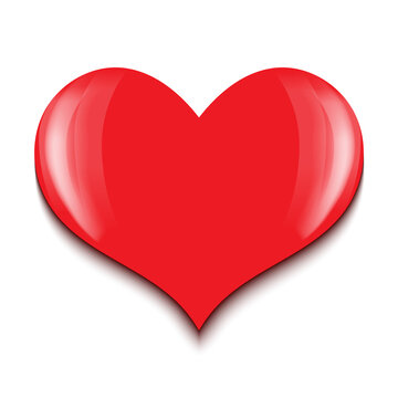 Heart Love Emoji Icon Object Symbol Gradient Vector Art Design Cartoon Isolated Background