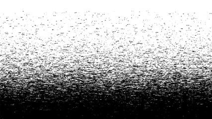 Glitch background. Abstract noise effect. Vector black texture on white background. Computer Virus.