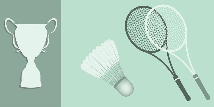 Badminton Poster Images – Browse 2,233 Stock Photos, Vectors, and Video |  Adobe Stock