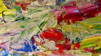 Colorful abstract background wallpaper. Modern motif visual art.  Mixtures of oil paint. Trendy...