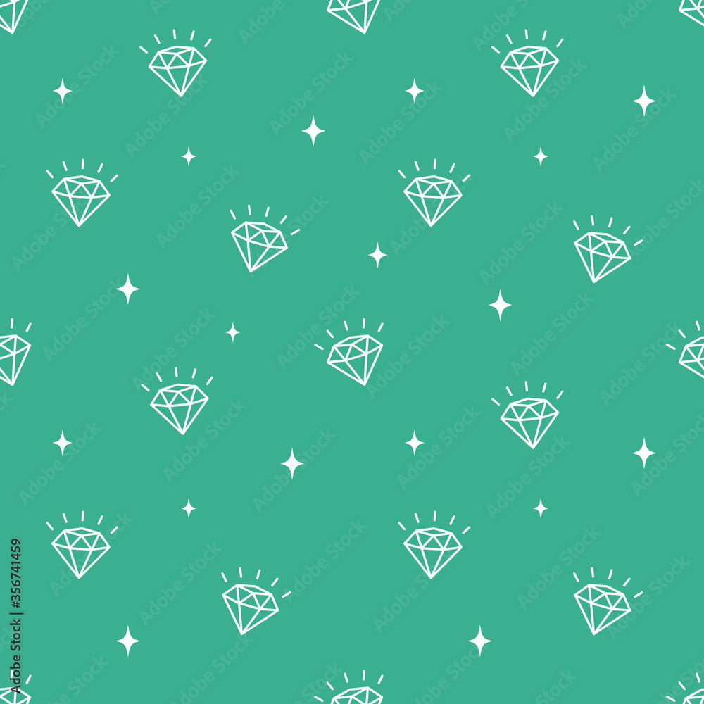 Poster vector pattern with diamonds. seamless pattern can be used for wallpaper, pattern fills, surface tex