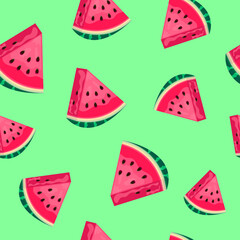 Watermelon seamless pattern