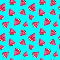 Watermelon seamless pattern