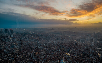 Sunset over Istanbul