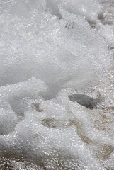 foam from fire hydrant test