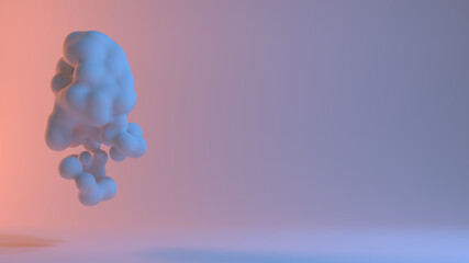 floating blob ball liquid flying modern design background metaball merging futuristic color vibrant creative paint 3d illustration shape cg motion splash fluid flow ink dissolve jelly particles