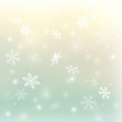 Merry Christmas and Happy New Year template.  Seasonal holidays .Winter day. Christmas background with snow. EPS 10