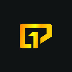 Obraz premium Initial Letter GP Logo Design Vector Template. Creative Linked Alphabetical GP Logo Vector