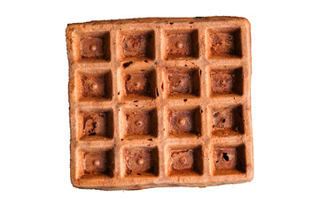 waffles sweet dessert Menu concept healthy food background top view copy space  