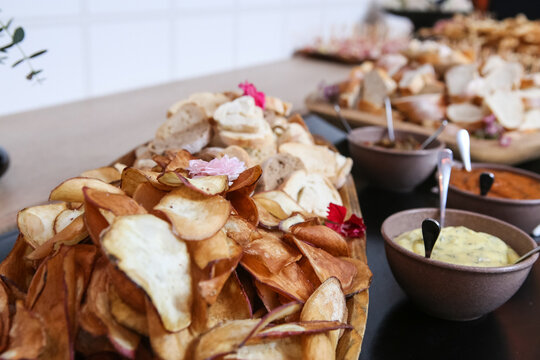 Chips de batata doce
