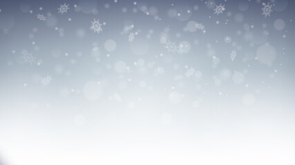Christmas snow. Falling snowflakes. Snowflake decoration effect. Magic snowfall texture. Winter snowstorm. EPS 10