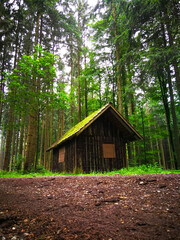 old wooden house