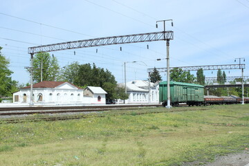 train on railway