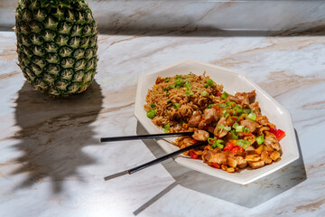 Asian Cashew Pineapple Chicken