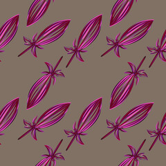 seamless background with flowers