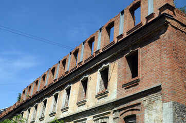 Fototapeta premium Historical area early morning at spring. Downtown. Kiev,Ukraine