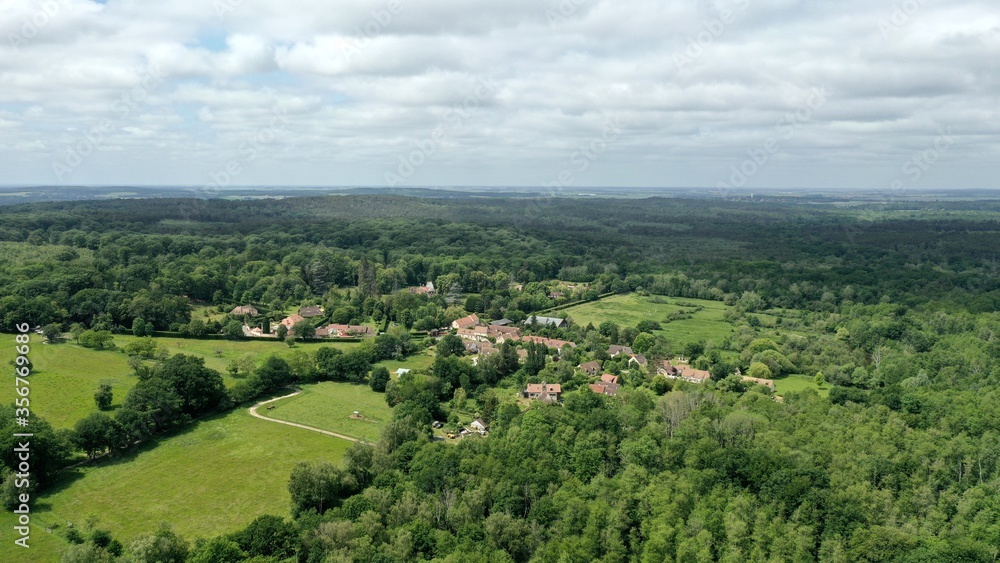 Canvas Prints forêt de rambouillet vue du ciel