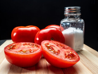 Still life with tomatoes